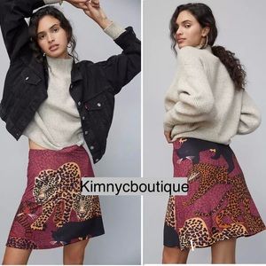 Leopard knit mini dress